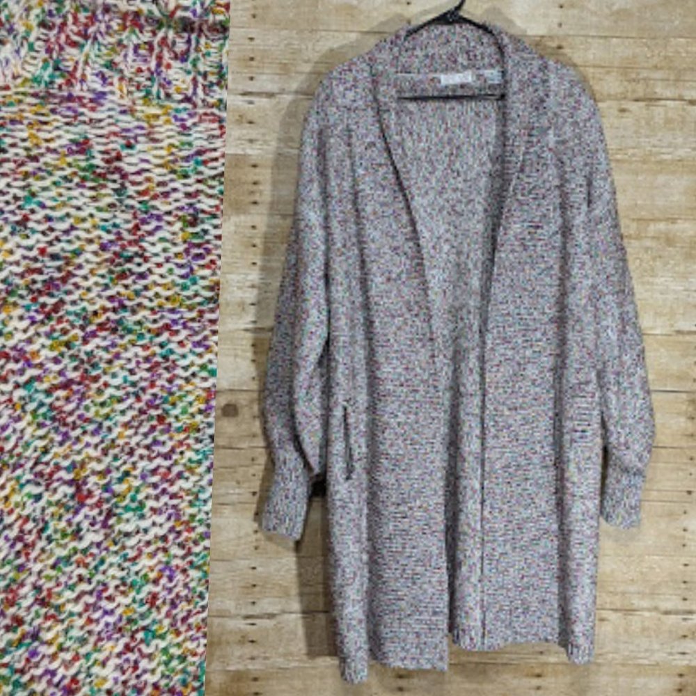 Vintage Multi-Color Long Sweater